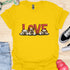 Love is a four legged word - V1 - Cute Dogs T-Shirt